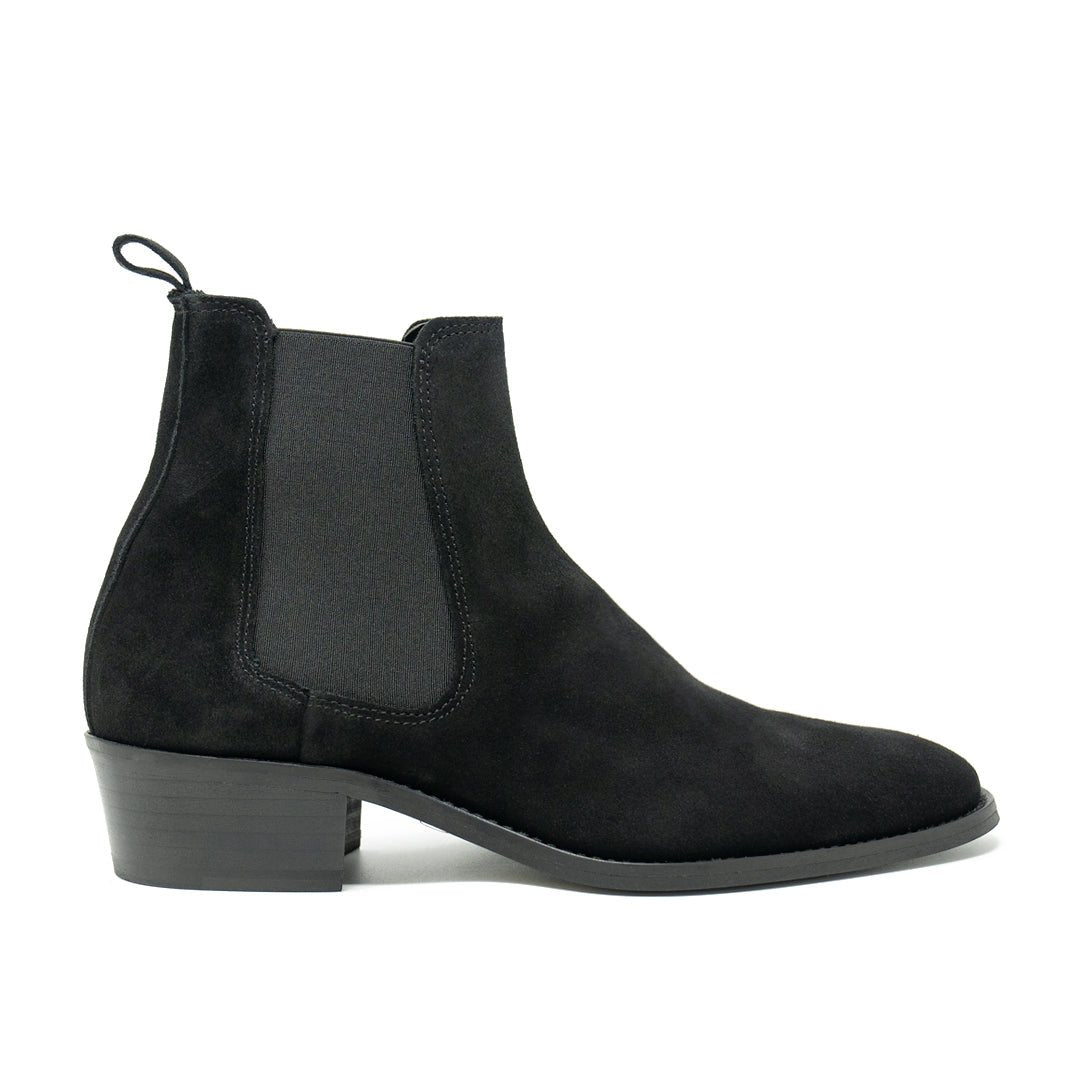 Women's cuban best sale heel ankle boots