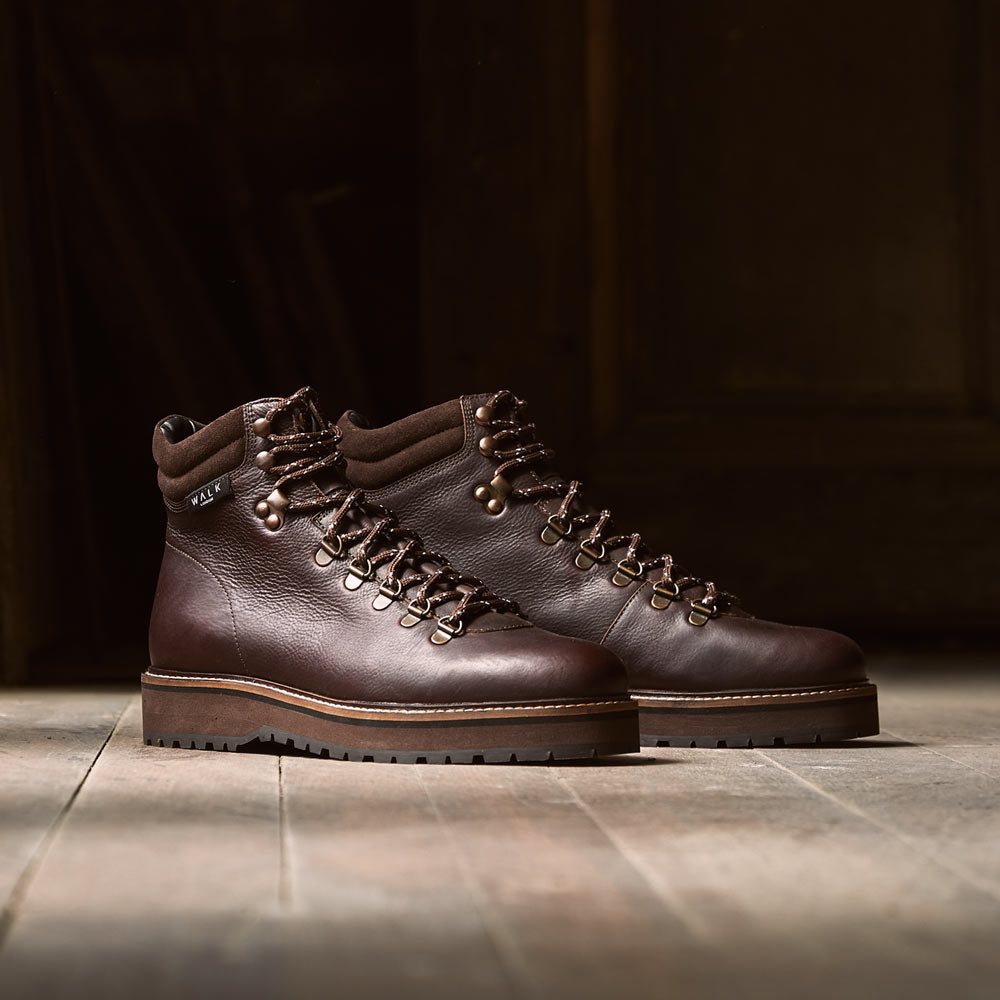 Walk London Sean Low Hiking Boot Brown Official Site