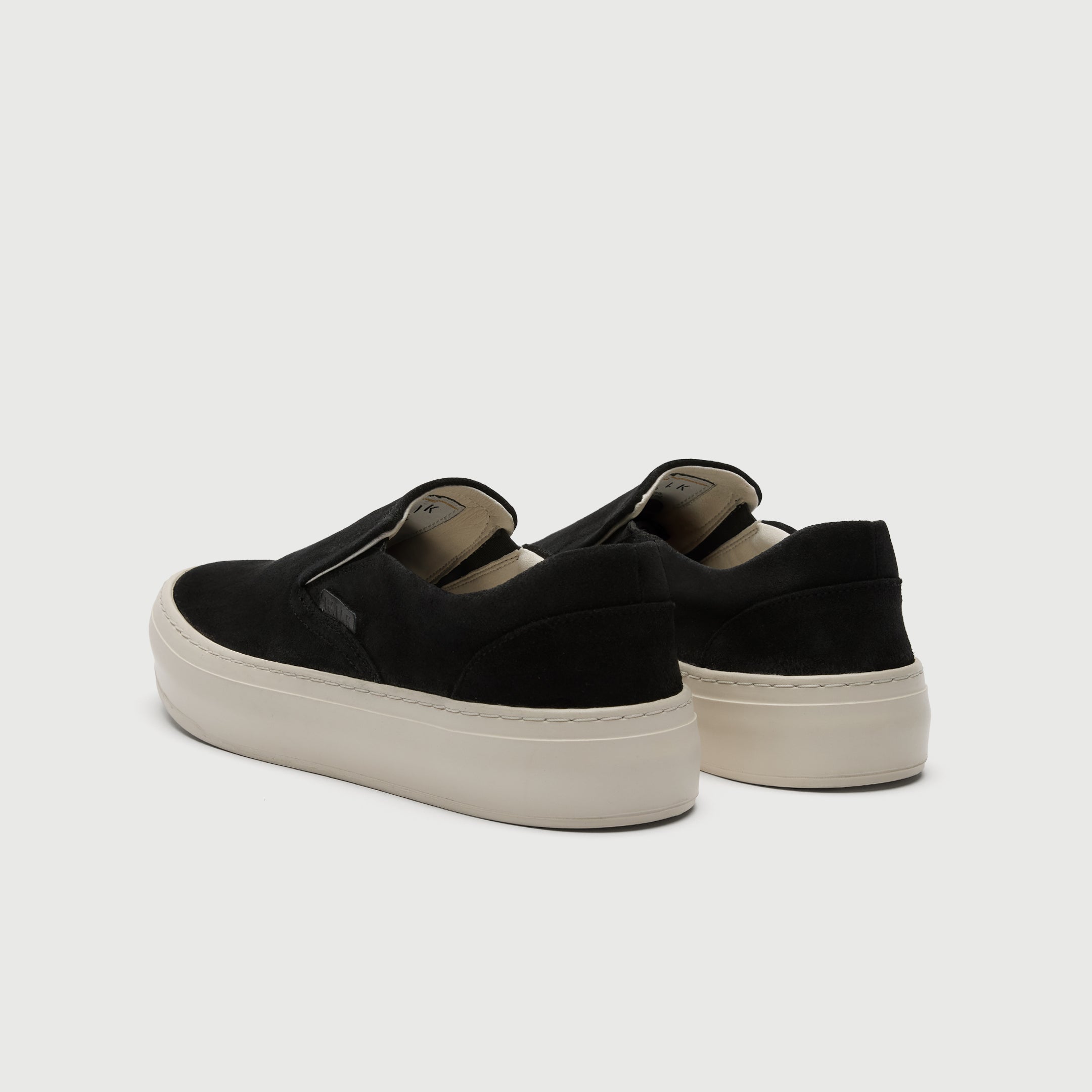 Walk London Mens Montpellier Trainer | Black Suede