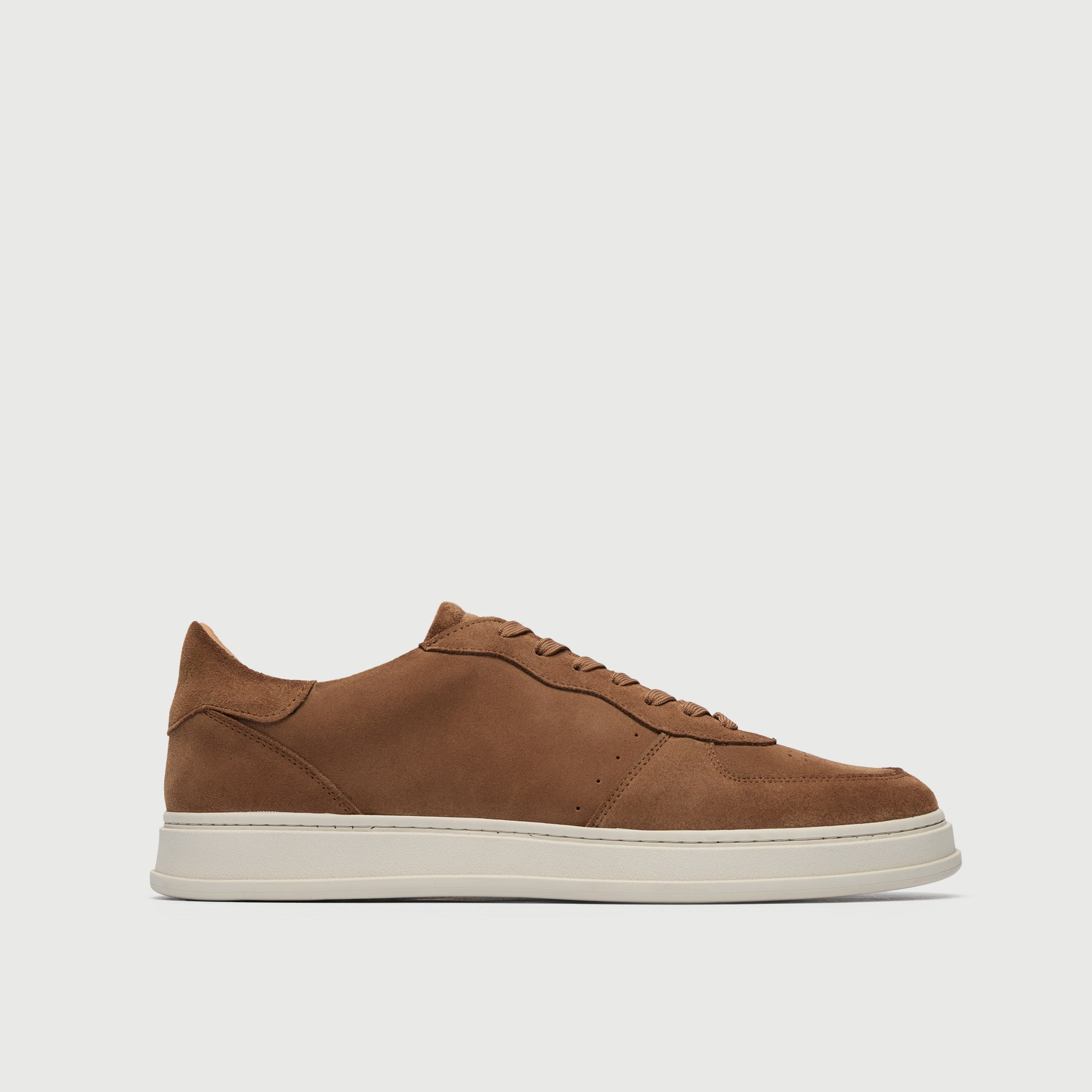 Walk London Men's Nevada Trainer in Tan Suede