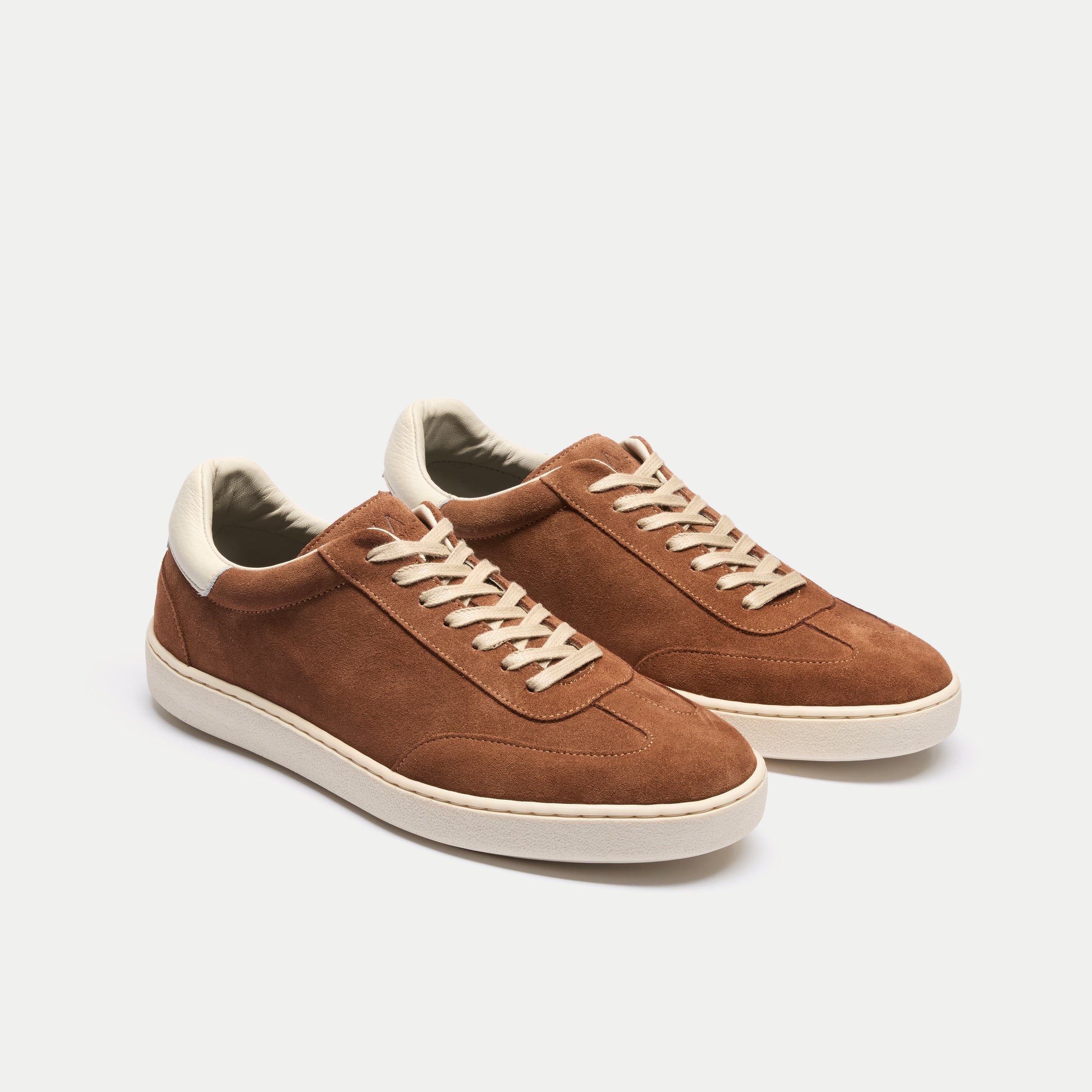 Mens Porto Trainer in Tan Suede | Walk London