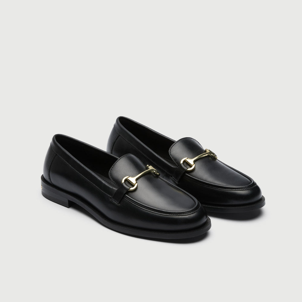 Walk London Rhea Trim Loafer | Black | Official Site