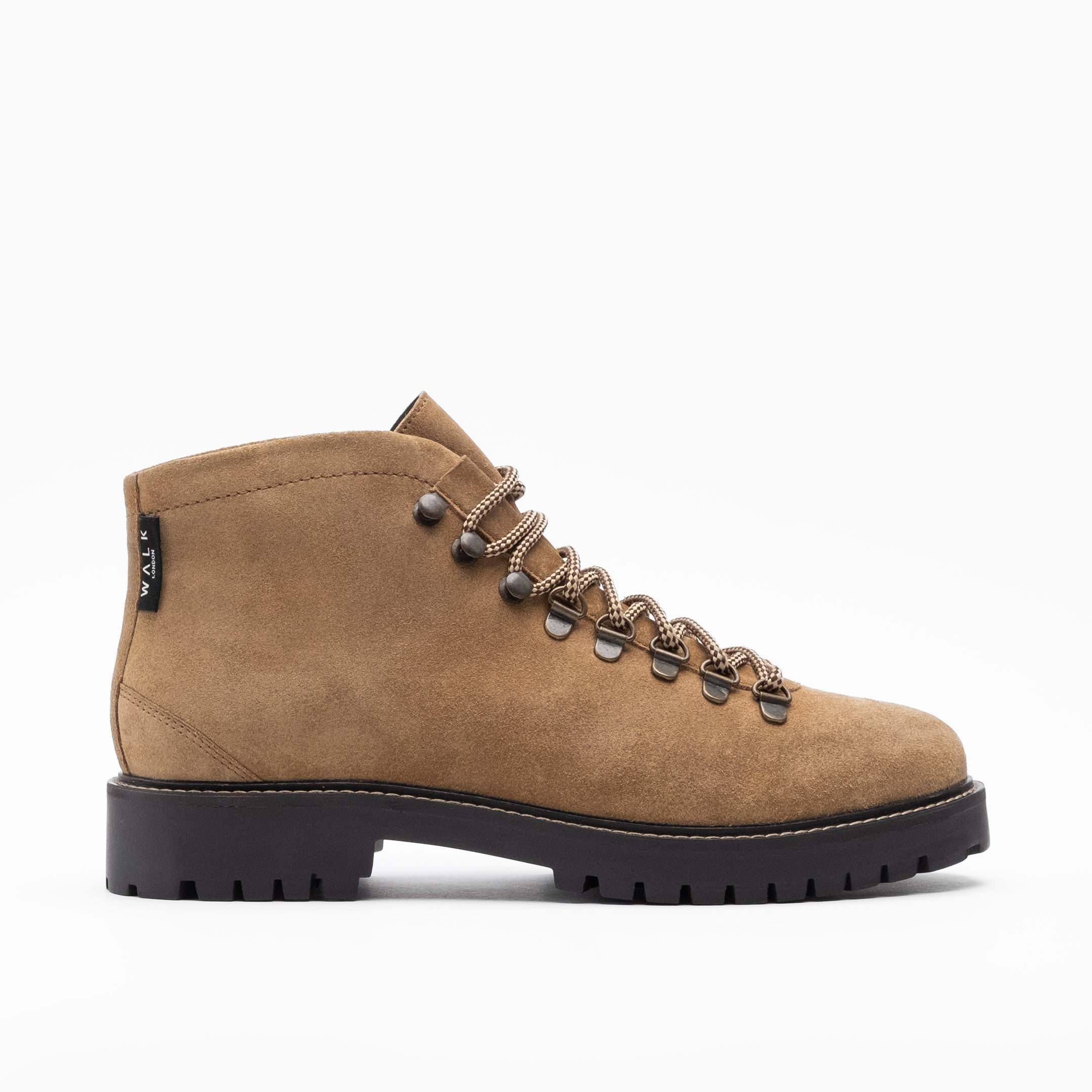 Walk London Sean Low Hiking Boot Tan Suede Official Site