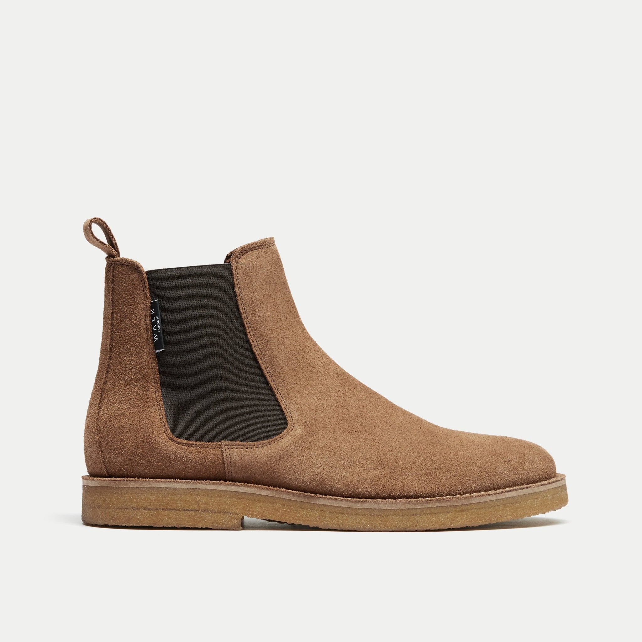 Walk London Verona Chelsea Boot | Taupe Suede | Official Site